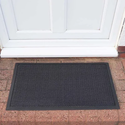 The Range Outdoor Boot Scraper Door Mat  - Slate Grey