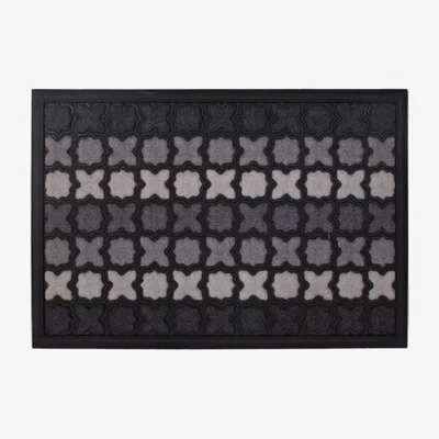 The Range Scrape N Sorb Doormat  - Trellis Grey