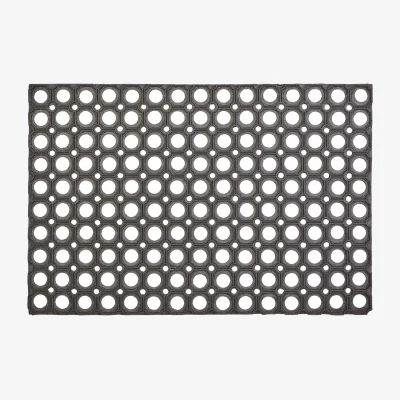 The Range Filta Rubber Doormat With Holes - Grey