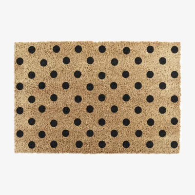 The Range Dots Doormat - Brown