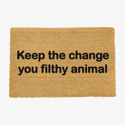 The Range Keep The Change Doormat - Black