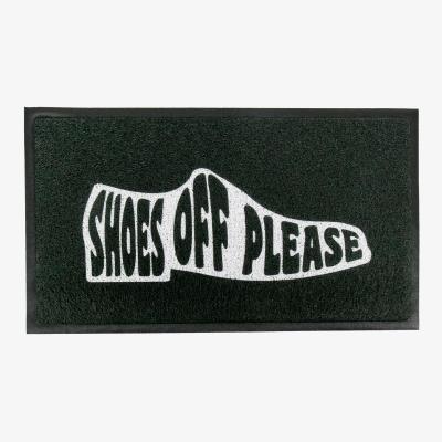 The Range Black Shoes Off Indoor Outdoor Doormat - Black