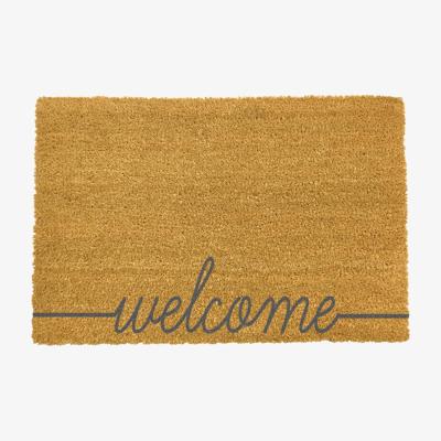 The Range Welcome Scribble Grey Doormat - Grey