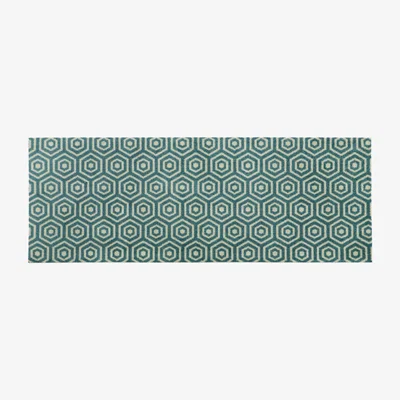 The Range JVL Mega Runner Mat 57 x 150 cm, Geo Hex - Geo Hex
