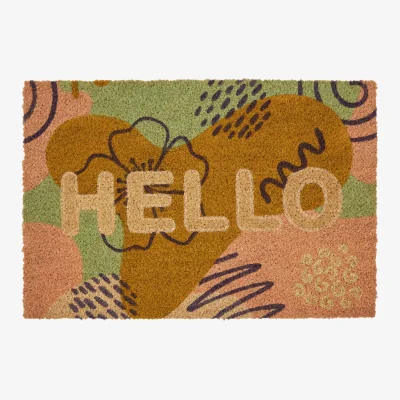 The Range Filta Bohemian Hello Doormat - Multicolour