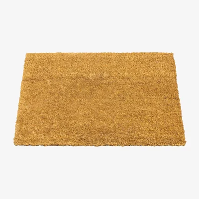 The Range Non-Slip Coir Door Mat Heavy Duty  - Brown / 1m x 0.75m