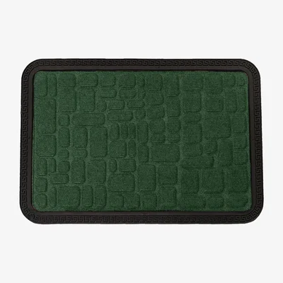 The Range Stone design Door Mats - Green