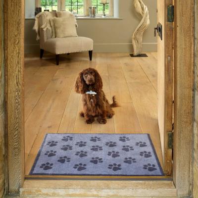 The Rug Seller Paws Doormats in Grey by Turtlemat&nbsp;60x85cm