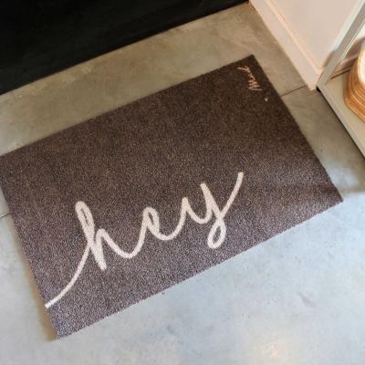 The Rug Seller Clark Hey Washable Floor Mats in Brown