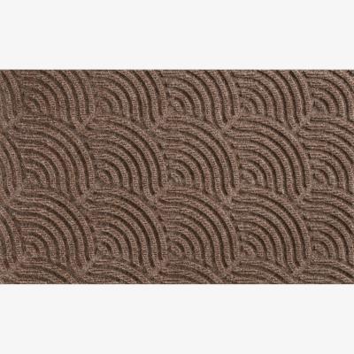 The Rug Seller Dune Waves Scraper Doormats in Taupe Brown&nbsp;45x75cm