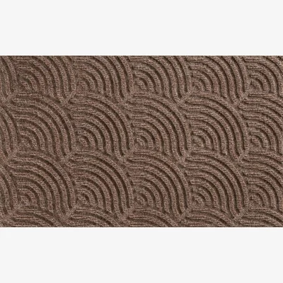 The Rug Seller Dune Waves Scraper Doormats in Taupe Brown&nbsp;60x90cm