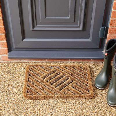 The Rug Seller Scraper Coir Doormats in Natural