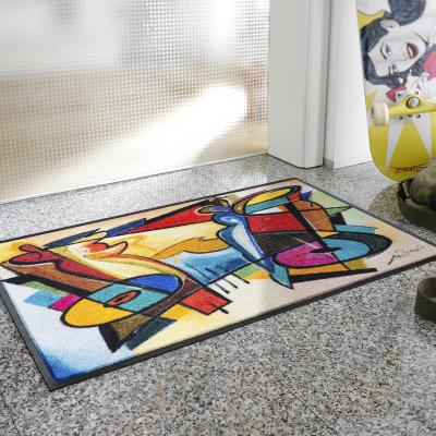 The Rug Seller Festival Mood Washable Floor Mats in Multicolour