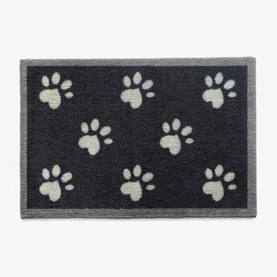 The Rug Seller Howler & Scratch Big Paws Pet Mats 2 in Charcoal Grey