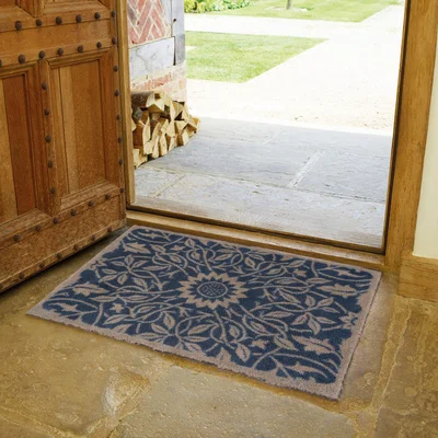 The Rug Seller St James Ceiling Doormats in Brown by Morris and Co&nbsp;60x85cm