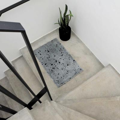 The Rug Seller Betsy Speckled Washable Floor Mats in Grey