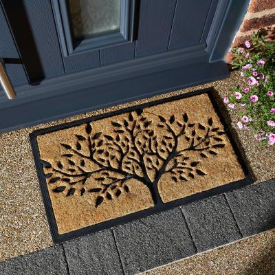 The Rug Seller Tree Of Life Coir Doormats in Natural