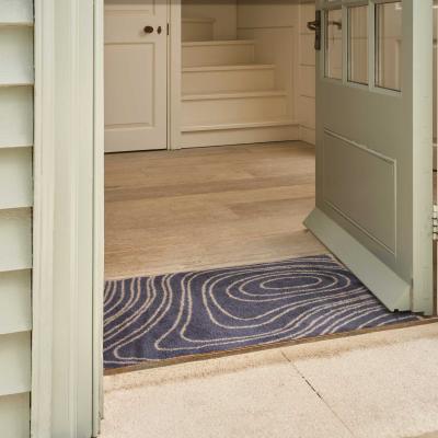 The Rug Seller Landscape Washable Doormats in Grey