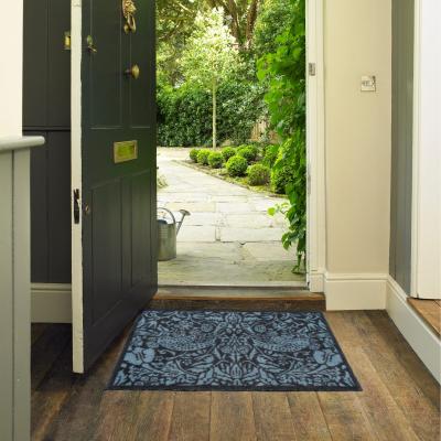 The Rug Seller Pure Strawberry Thief Doormats in Blue by Morris and Co&nbsp;60x85cm