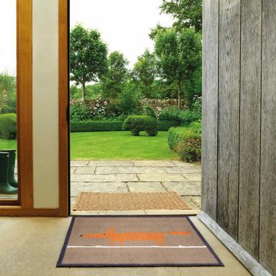 The Rug Seller Mr Fox Scion Doormats in Brown by Turtlemat