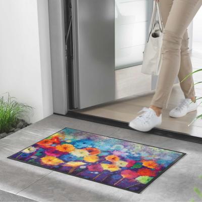 The Rug Seller Flower Lover Washable Floor Mats in Multicolour