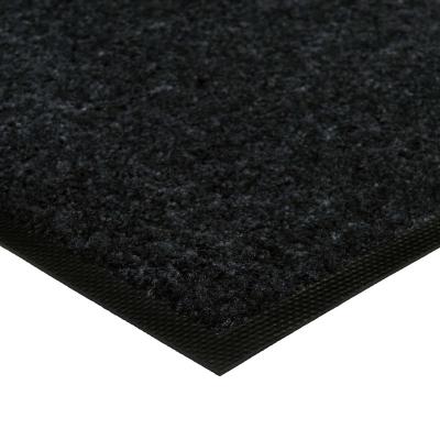 The Rug Seller Liebe Ist Alles Heart Washable Floor Mats in Black White