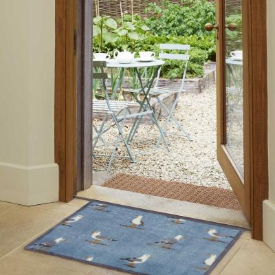 The Rug Seller Shore Birds Doormats By Sanderson in Blue&nbsp;60x85cm