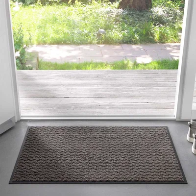 The Rug Seller Revive Duo Washable Floor Mats in Mocha