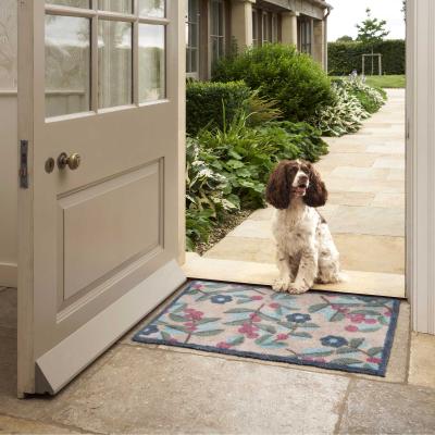 The Rug Seller Dee Hardwicke Hedgerow Floral Doormats in Multi