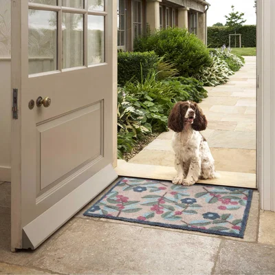 The Rug Seller Dee Hardwicke Hedgerow Floral Doormats in Multi