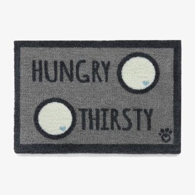 The Rug Seller Howler & Scratch Hungry Mats 1 in Grey