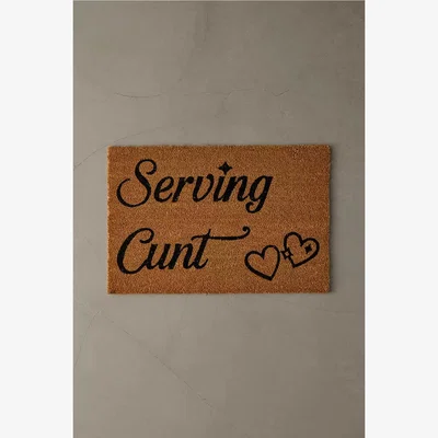 Urban Outfitters Serving C*nt Doormat - Neutral ALL at Urban Outfitters
