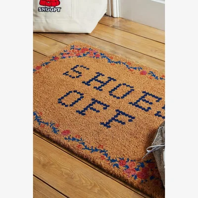 Urban Outfitters Shoes Off Doormat - Neutral ALL at Urban Outfitters
