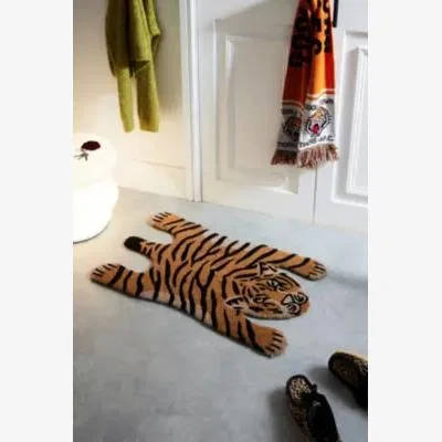 Urban Outfitters Tiger Door Mat - Neutral ALL at Urban Outfitters