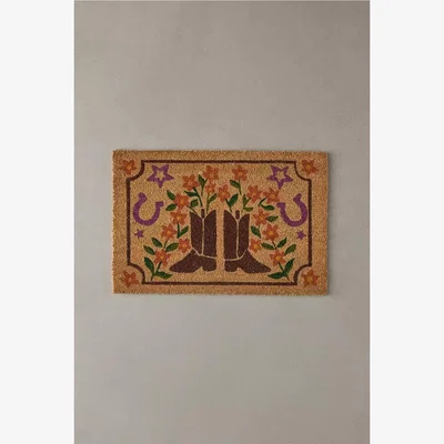 Urban Outfitters Western Flowers Doormat ALL at Urban Outfitters