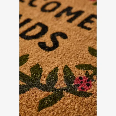 Urban Outfitters Welcome Friends Doormat - Neutral ALL at Urban Outfitters