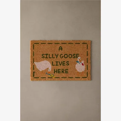 Urban Outfitters Silly Goose Doormat - Neutral ALL at Urban Outfitters