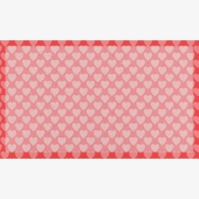 Westwing Washable Doormat Pink Heart