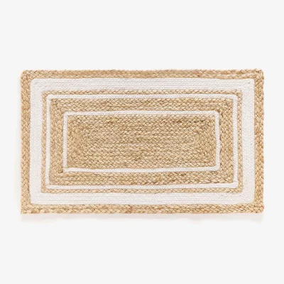 Westwing Handwoven Jute Doormat Clover