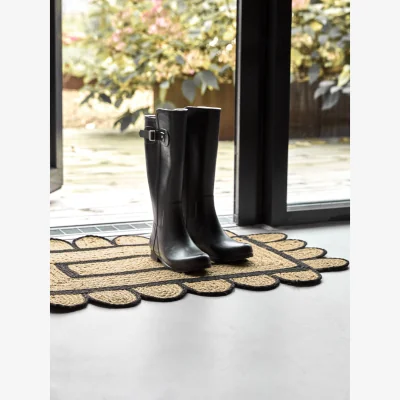 Westwing Handmade Jute Doormat Denta