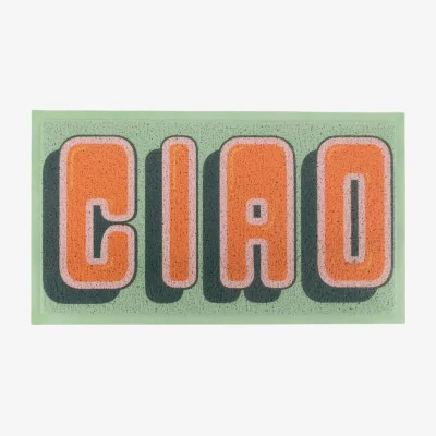 Westwing Washable Doormat Green Ciao