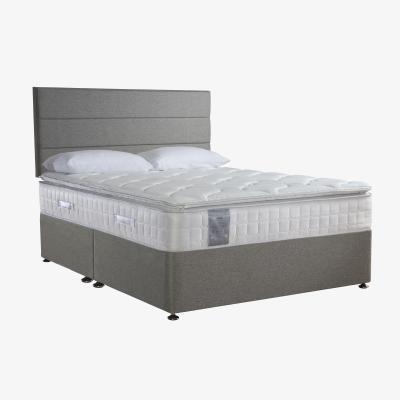 Furniture Village Sealy - Latex Pillow Top 1400 Divan Set - King Size - Grey