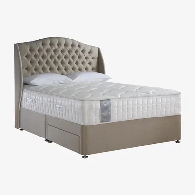 Furniture Village Sealy - Latex 2200 Divan Set - King Size - Beige