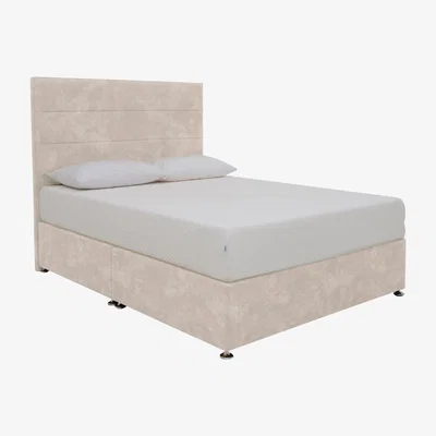 Furniture Village TEMPUR - Cloud Prime Divan Set - King Size - Cream