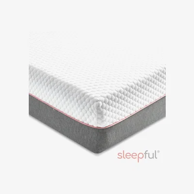 Furniture123 Sleepful Hybrid Memory Foam and 1000 Pocket Sprung Rolled Mattress - King Size