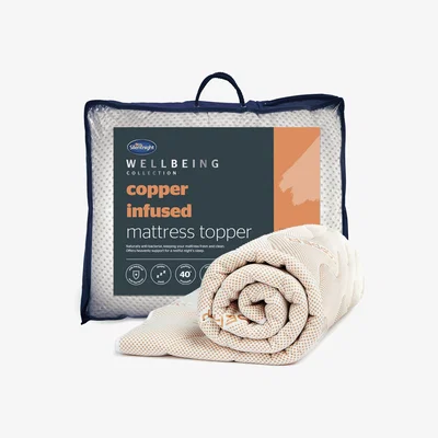 Habitat Silentnight Wellbeing Copper Infused Mattress Topper-King