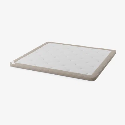 Heal's Carpe Diem Beds Luxury Mattress Topper Continental King in Ro Asuri Cashew