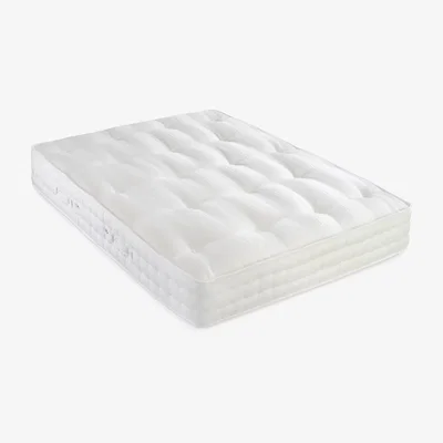John Lewis John Lewis Waitrose Wool NO. 5 Pocket Spring Mattress, Medium Tension, Super King Size