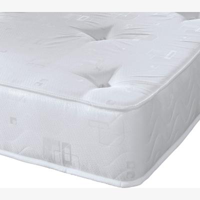 The Range The Geo Wave Core 22cm Deep Dual Sided Tufted Foam Free Spring Mattress - Silver / Junior