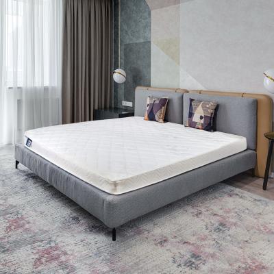 The Range Breathable Double Sprung Fabric Mattress - White / Kingsize